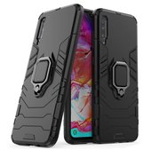 Pokrowiec hybrydowy Ring Armor pancerny czarny do Xiaomi Mi A3