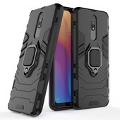 Pokrowiec Pokrowiec hybrydowy Ring Armor pancerny czarny do Xiaomi Redmi 8