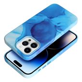 Pokrowiec Pokrowiec Leather Mag Cover MagSafe wzr blue splash do Apple iPhone 13 Pro Max