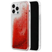 Pokrowiec Pokrowiec Liquid Heart Case czerwony do Apple iPhone X