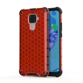 Pokrowiec pancerny Honeycomb czerwony do Huawei Mate 30 Lite