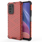 Pokrowiec pancerny Honeycomb czerwony do Xiaomi Redmi K40 Pro