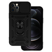 Pokrowiec pancerny Slide Camera Armor Case czarny do Apple iPhone 12 Pro Max