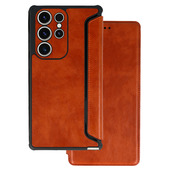 Pokrowiec Razor Leather Book brzowy do Samsung Galaxy S23 Plus