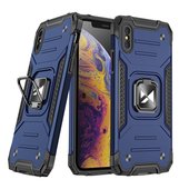 Pokrowiec Pokrowiec Wozinsky Ring Armor pancerny niebieski do Apple iPhone XS