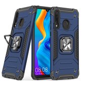 Pokrowiec Pokrowiec Wozinsky Ring Armor pancerny niebieski do Huawei P30 Lite