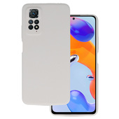 Pokrowiec Silicone Lite Case beowy do Xiaomi Redmi Note 11 Pro 5G