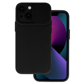 Pokrowiec silikonowy Camshield Soft czarny do Apple iPhone X