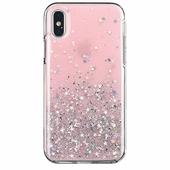 Pokrowiec Pokrowiec silikonowy Glitter z brokatem rowy do Apple iPhone X