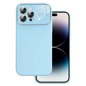 Pokrowiec Soft Silicone Lens Case jasnoniebieski do Apple iPhone 14 Pro Max