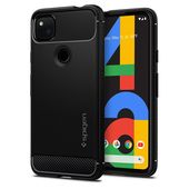 Pokrowiec pancerny Spigen Rugged Armor czarny do Google Pixel 4a