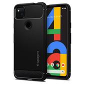 Pokrowiec Pokrowiec Spigen Rugged Armor czarny do Google Pixel 4a