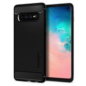 Pokrowiec Pokrowiec pancerny Spigen Rugged Armor czarny do Samsung Galaxy S10