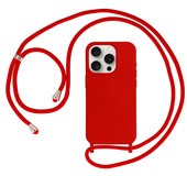 Pokrowiec Strap Silicone Case wzr 1 czerwony do Apple iPhone 15 Pro Max