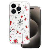 Pokrowiec witeczny Christmas Clear Case wzr 3 do Apple iPhone 13 Pro