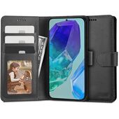 Pokrowiec Tech-protect Wallet czarny do Samsung Galaxy M55 5G