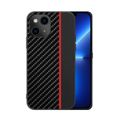 Pokrowiec Tel Protect Carbon Case pasek czerwony do Xiaomi POCO M4 Pro 5G