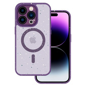 Pokrowiec Tel Protect Magnetic Splash Frosted Case fioletowy do Apple iPhone 15 Plus