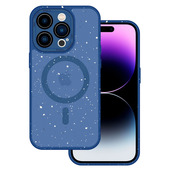 Pokrowiec Tel Protect Magnetic Splash Frosted Case granatowy do Apple iPhone 15 Plus