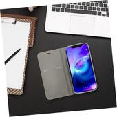 Etui zamykane z klapk i magnesem Vennus Book srebrny do Samsung Galaxy A13