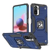 Pokrowiec Pokrowiec Wozinsky Ring Armor pancerny niebieski do Xiaomi Redmi Note 10