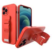 Pokrowiec elowy Rope Case ze smycz czerwony do Xiaomi POCO M3 Pro