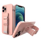 Pokrowiec elowy Rope Case ze smycz rowy do Apple iPhone 13 Pro