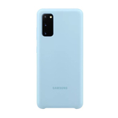 Pokrowiec Samsung etui Silicone Cover niebieskie do Samsung Galaxy S20