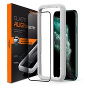 Spigen Alm Glass Fc Czarne do Apple iPhone 11 Pro Max