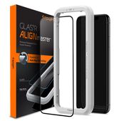 Szko hartowane Spigen Alm Glass Fc Czarne do Apple iPhone 11