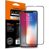 Szko hartowane Spigen Glass FC Czarne do Apple iPhone 11