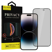 Szko hartowane Privacy Glass czarny do Samsung Galaxy M35 5G