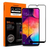 Szko hartowane Szko Hartowane Spigen Glass Fc Galaxy A40 Czarne do Samsung Galaxy A40