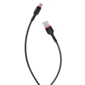 XO kabel NB-P171 USB - USB-C 1,0 m 2,4A czarny