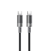 XO kabel NB-Q282B PD USB-C - USB-C 1,0m 60W czarny