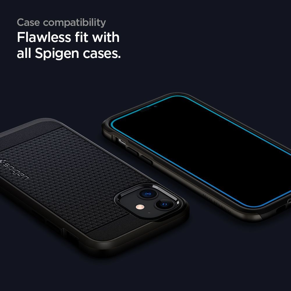 Spigen Alm Glass Fc czarne Samsung A32 / 4