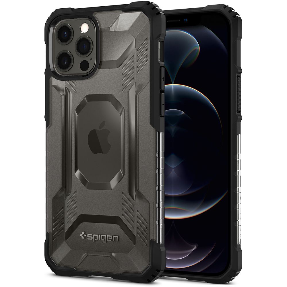 Spigen nakadka Nitro Force czarna Apple iPhone 12 Pro