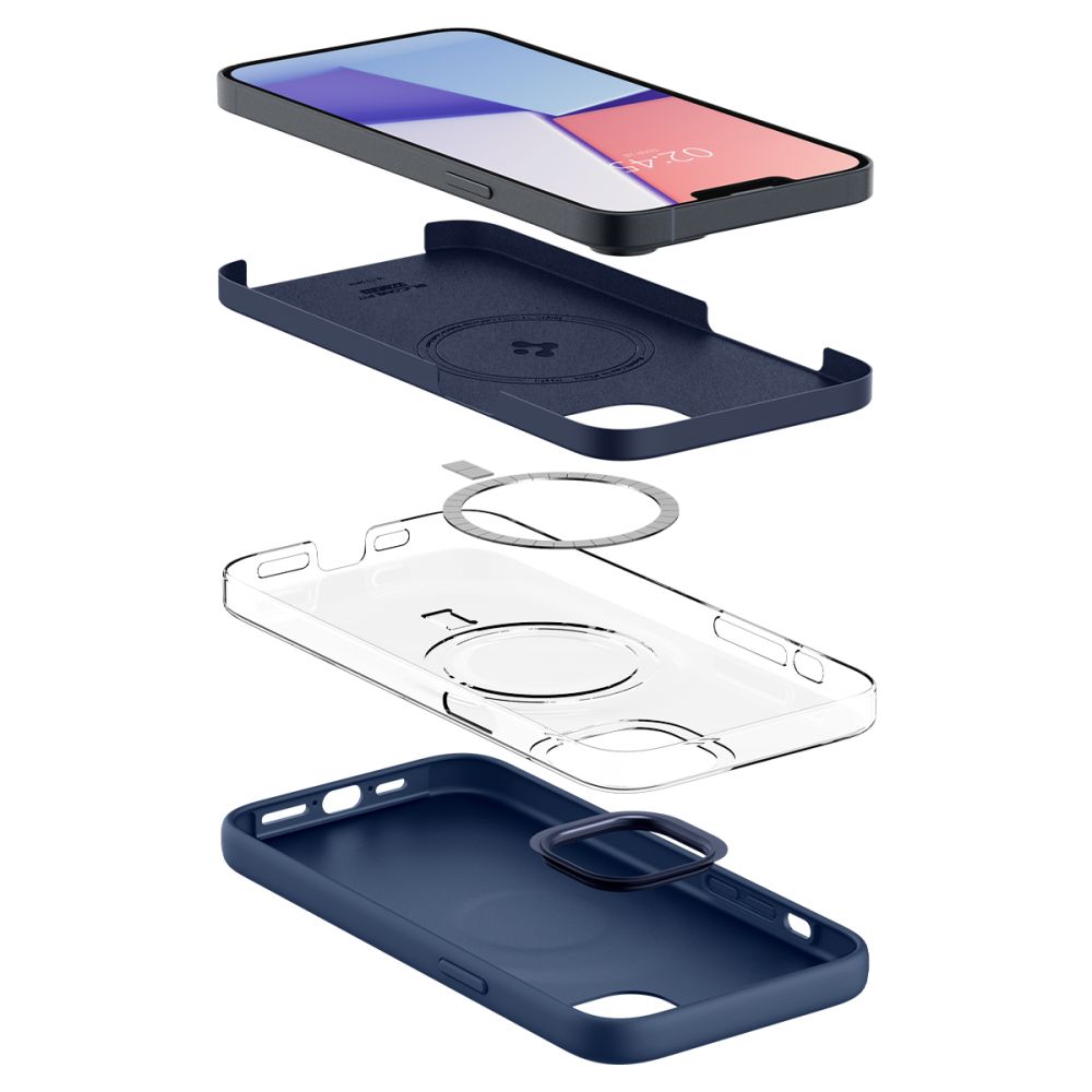 Spigen nakadka Silicone Fit Mag Magsafe granatowa Apple iPhone 14 Pro / 2