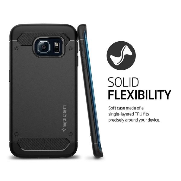 Spigen Rugged Armor black Samsung Galaxy S6 Edge G925 / 3