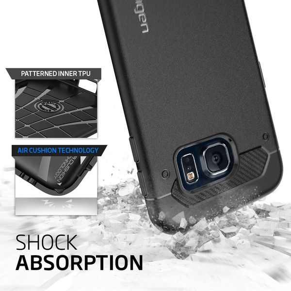 Spigen Rugged Armor black Samsung Galaxy S6 Edge G925 / 6