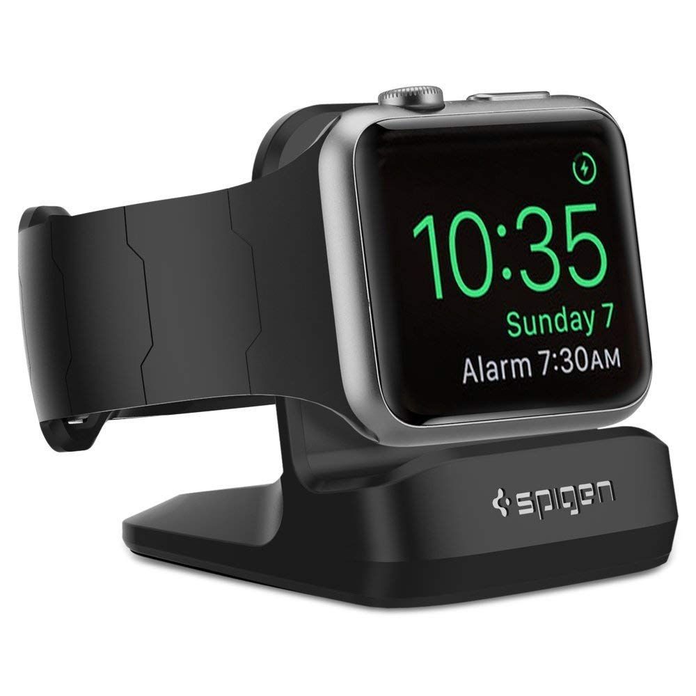 SPIGEN S350 NIGHT STAND APPLE WATCH 38/40/42/44 BLACK