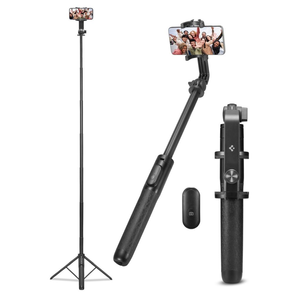 Spigen S560W Bluetooth selfie stick tripod czarny