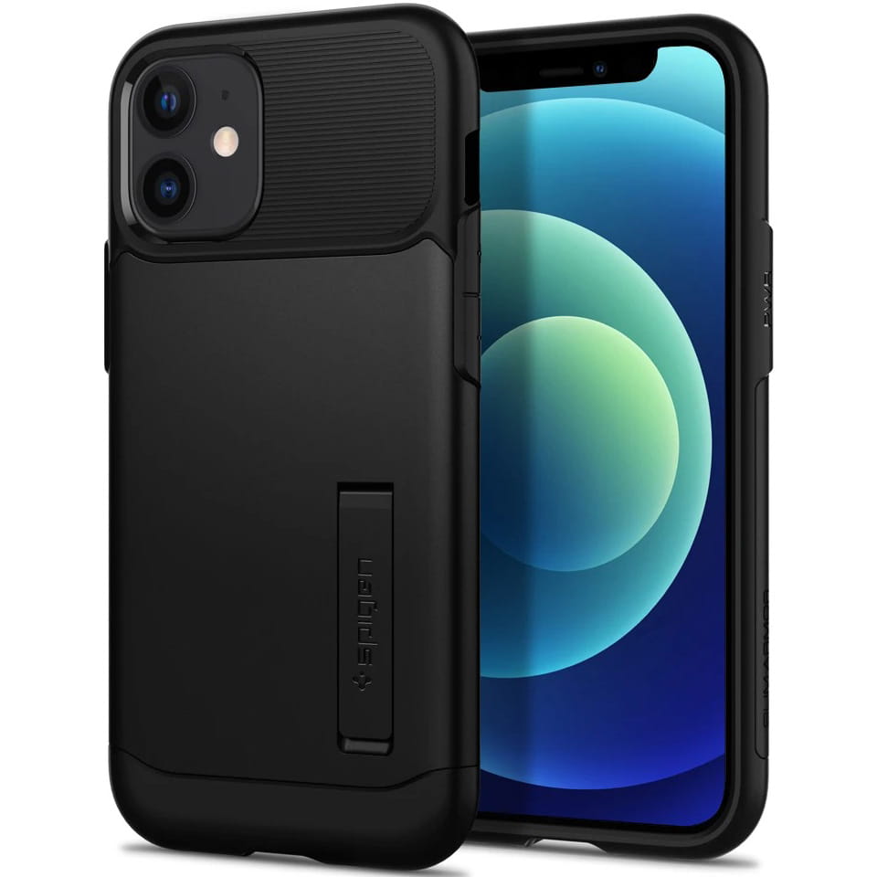 Spigen Slim Armor black Apple iPhone 12 Pro Max