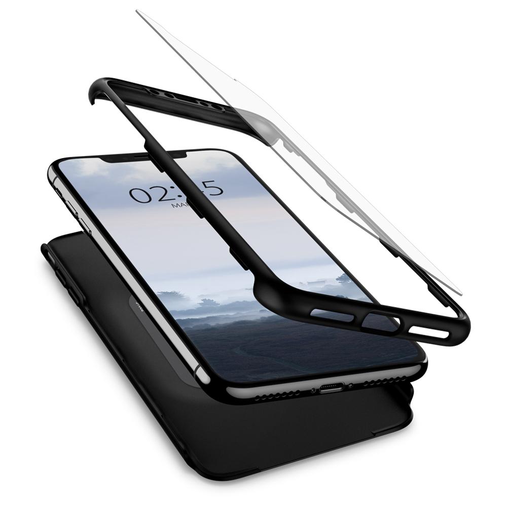 Spigen Thin Fit 360 black Apple iPhone XS Max / 3