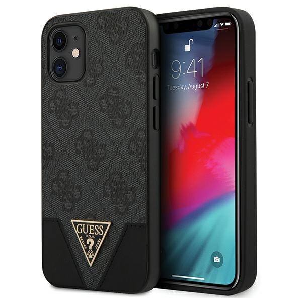  szare hard case 4G Triangle Collection Apple iPhone 12 Mini 5,4 cali