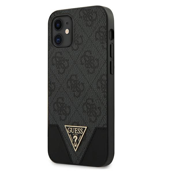  szare hard case 4G Triangle Collection Apple iPhone 12 Mini 5,4 cali / 2