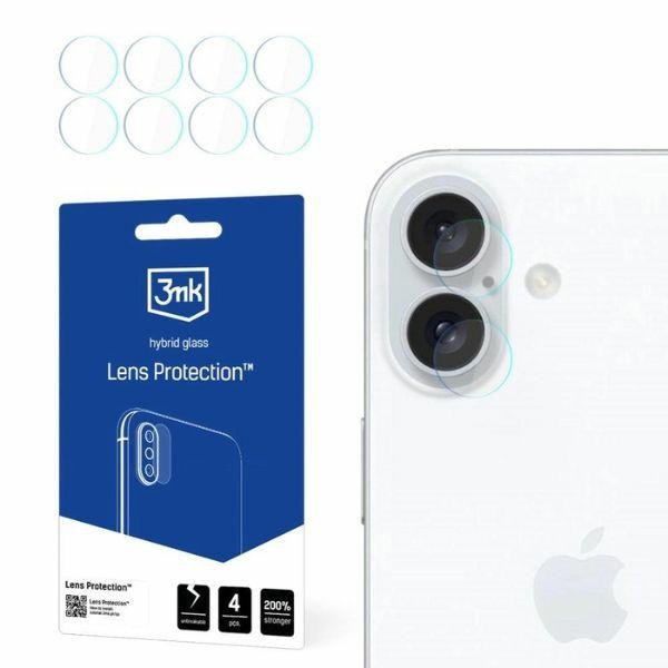 Szko hartowane 3MK Lens Protect na aparat Apple iPhone 16 Plus