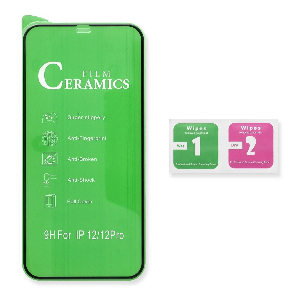 Szko hartowane 5D Full Glue Ceramic Glass czarny Apple iPhone 16e / 6