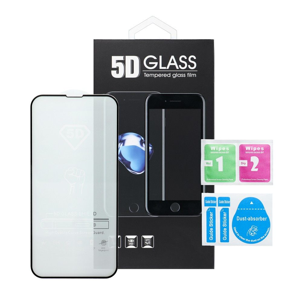 Szko hartowane 5D Full Glue Tempered Glass czarny Apple iPhone 14 / 4