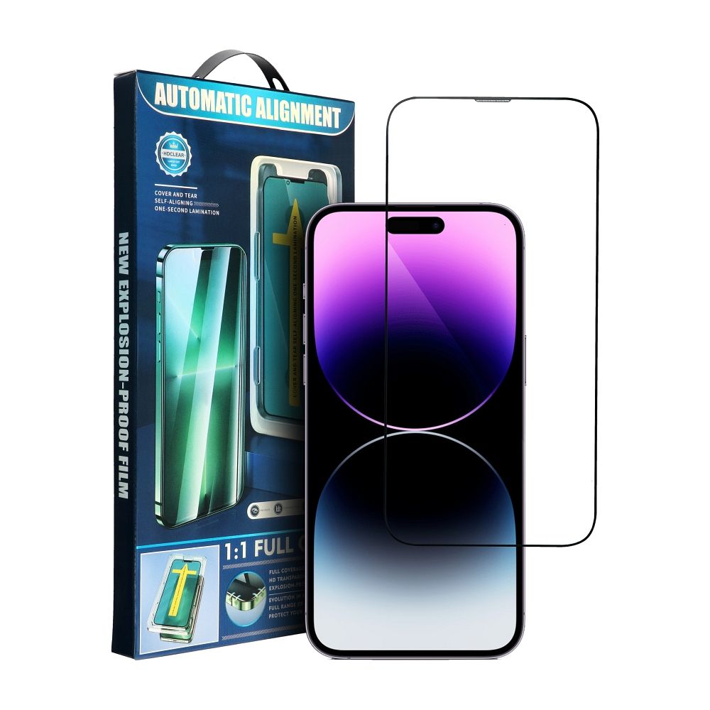 Szko hartowane 5D Full Glue Tempered Glass czarny Apple iPhone 14 Pro